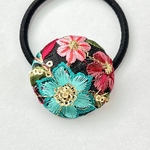 インド刺繍　ヘアゴム