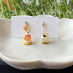 丸ごと桃タルトとチーズケーキのピアス・イヤリング
