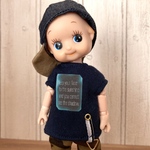 オビツ11サイズチャーム付きプリントtシャツ(ハトメ)