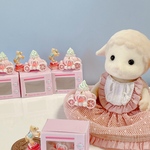 ピンク色のオーブンで焼いたカボチャの馬車とお馬さん　ミニチュア　ハンドメイド