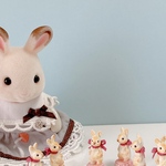 うさぎさんのスイーツ　　ミニチュア　ハンドメイド　ドールハウス
