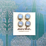 summer blue opal pierce / earring