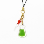 実験道具キーホルダー:緑