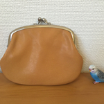 【傷ありアウトレット】ぺたんこ親子がま小銭入れ