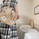 ami bag ss（グラニースクエア バッグ）tote size　トートバッグ 巾着バッグ 夏バッグ エコアンダリヤ
