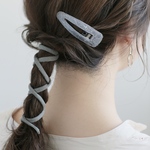 レースクリップ付きコットン素材ワイヤーヘアカフセット
