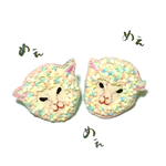 パステルカラーなひつじピアス