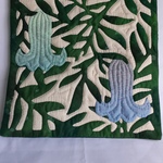 ハワイアンキルトのミニクッションカバー