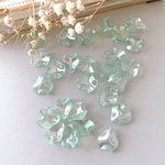 20pcs ＊ オーロラ 花びら ペタルパーツ　（グリーン）  （0307）