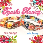 Fruit Flower＊迷子札付＊フルオーダーの軽い首輪