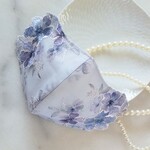 ＊New＊♡トレンドカラー上品刺繍が美しいレースマスク