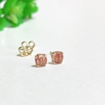 14kgf＊petit＊ピアス・ブロンズルチルクォーツ