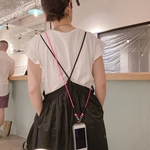 Cord Strap<ネオンピンク×ブラック>