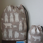 オーダー品◆◇しろくま×ブラウン 2点セット◇◆