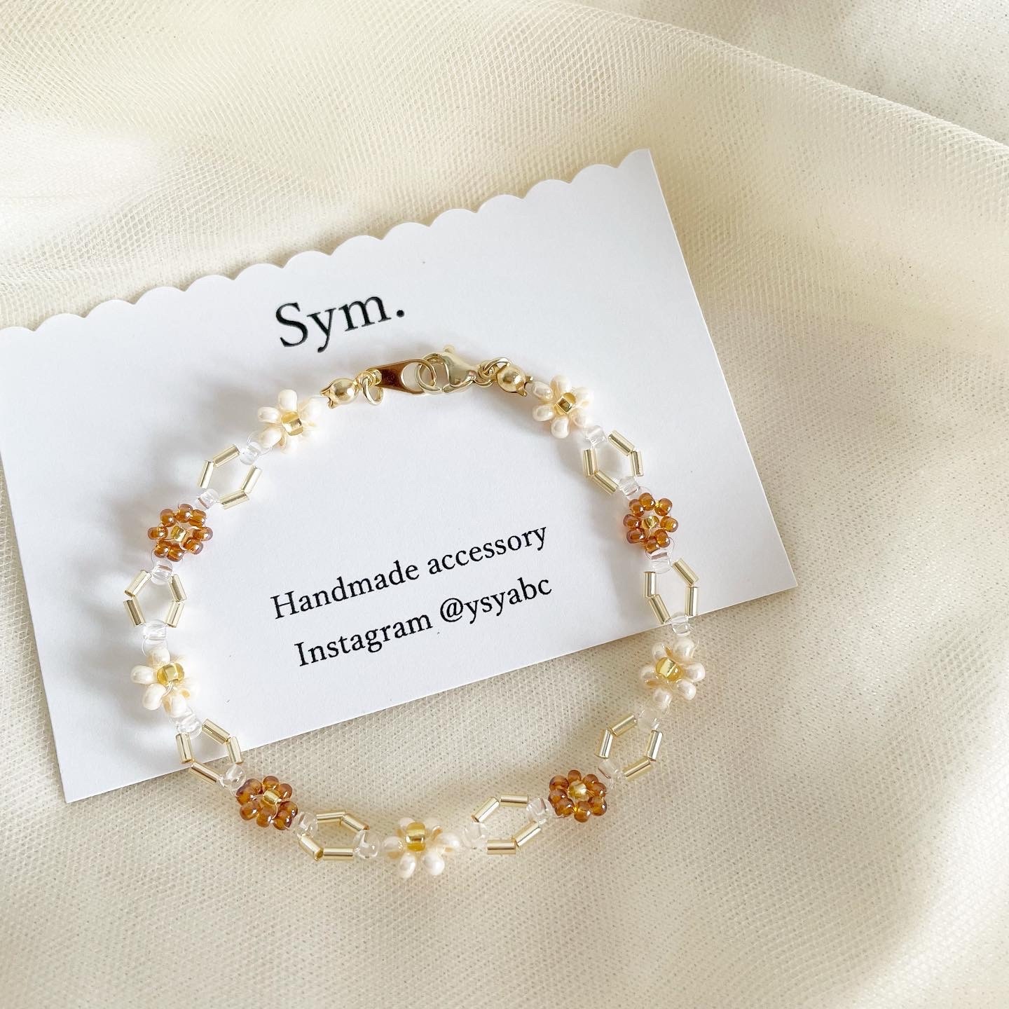 注目のブランド No.52＊ビーズブレスレット - Sym.accessory❤︎ | minne 国内 アイドル