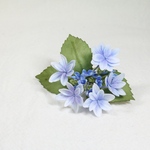 50%off布花　隅田の花火　紫陽花　ブローチ 273