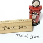 『 Thank you 』handmade はんこ