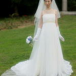 ウェディングベール【プレーンなロングベール】