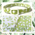 Green Leaf＊迷子札付＊フルオーダーの軽い首輪
