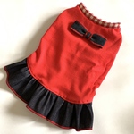 060502260803様専用✨デニムスカートワンピ　ハンドメイド犬服
