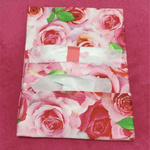 ポケットティッシュケース ティッシュケース ローズ柄 薔薇柄 バラ柄 ピンクローズ　マスクケース　サニタリーケース