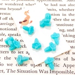 10個 花パーツ フラワー 水色 アンティーク アクセサリーパーツフランスビーズ 169