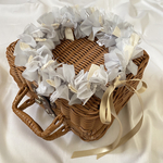 ＊ gray × kinari＊ リボンクラウン 花かんむり 花冠 ベビークラウン 40cm 45cm 50cm
