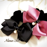 ふんわりグログランribbon・シュシュ