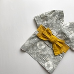 新作👘アートフラワーわんこ浴衣