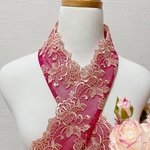 レース半衿 刺繍半襟《送料無料》
