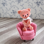 dollnodoll 赤色アンティーク風Sクマちゃん(送料込)