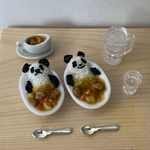 20時販売開始します。ミニチュアパンダカレー2個セット