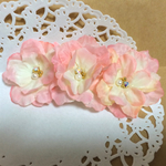 花びらのバレッタ