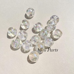 30pcs✿︎14mm スズマル　ビーズ　バブル　シャボン