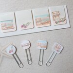 クロイツィアー風ピアノ～The Summer　🌺バカンスを楽しもう🌺マグネットクリップと和紙紙クリップセット