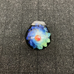 8月15日まで専用品【JINガラス 気まぐれ試作室】青緑の花火