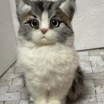 羊毛フェルト　猫