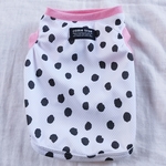 犬服   接触冷感ドット ピンク タンクトップ