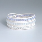 ヴィンテージカラー＊３連ラップブレス＊アレキサンドライト