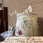 ［オーダーメイド］ウェルカムボード　リングピロー　ウェディング　インテリア　記念品　ワイヤークラフト　ワイヤーアート　ドライフラワー　ブーケ