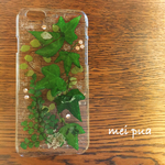 iPhone6/6s 春 グリーン 葉っぱ 携帯ケース