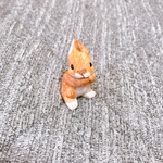 ミニチュア　うさぎ　動物　フィギュア　オブジェ　置物　粘土　#minne_new