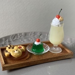 ミルクセーキと懐かしゼリーのおやつセット🍒