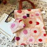 ちょっとそこまで☆小さなエコバッグ♪マーガレットプリント🌸