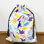恐竜のお着替え袋