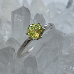☆SO☆スフェーンリング①～グリーン系（0.68ct）