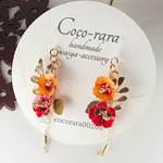 [ﾃﾞｨｯﾌﾟﾌﾗﾜｰ]✩.*˚期間限定✩.*˚ハイビスカス🌺ピアス/イヤリング(レッド系)