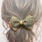 インド刺繍リボン ✲*ﾟ ヘアクリップ・バレッタ