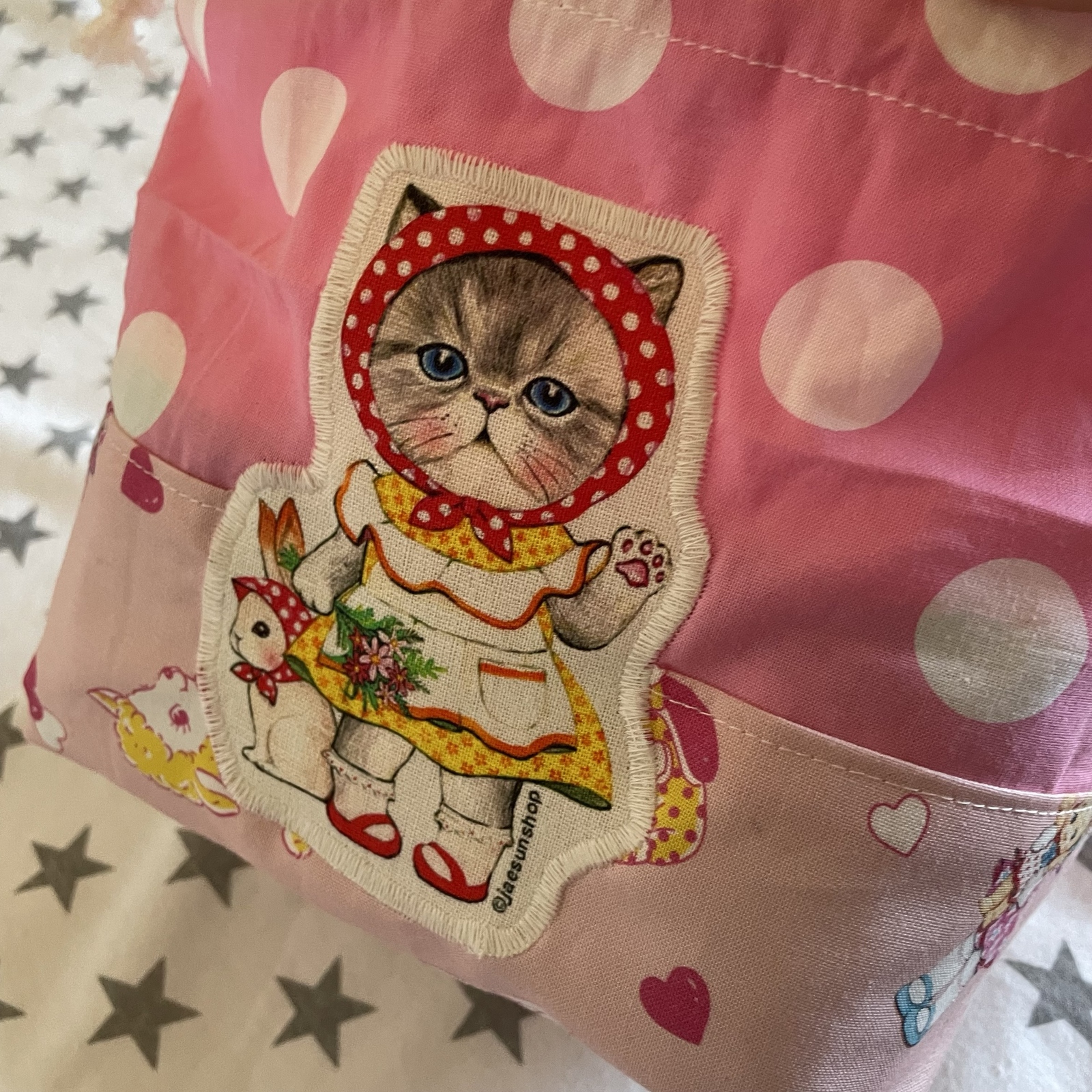 コヤンイサムチョン、ハンドメイド保冷温ランチバック⑦⑫ぺーこっこ No.243】コヤンイサムチョン 500mlペットボトル2本入る保冷