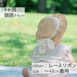 麦わら帽子【模様】𓂃👒ˊ˗   麦わら帽子　麦わら　オーダー　ベビー　キッズ　麦わら帽子ベビー